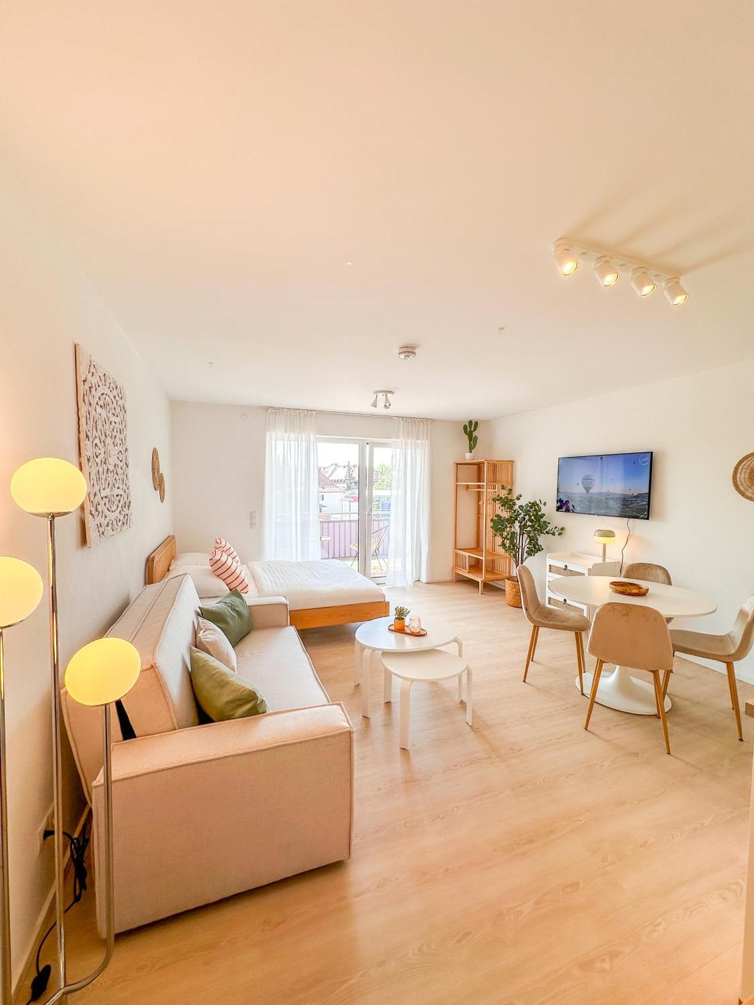 Thesunset Club - Studio II - Kueche - Balkon - Parken Memmingen Extérieur photo